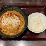 Koko Ichibanya - 濃厚うまこくカレーらーめん ¥876 ＋ 3辛 ¥66 ＋ ライス ¥105