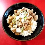 家系ラーメン とらきち家 - 半賄い飯＋肉増し