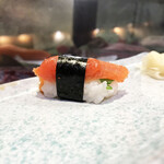 すし青木 - めんたい子（320円）※値段は2貫の金額です。