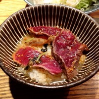 焼肉㐂舌 南船場 - 出汁をかけました！