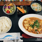 湯浅豆腐店 - 麻婆豆腐定食880円