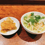 豫園 - ランチセット：サラダ、搾菜