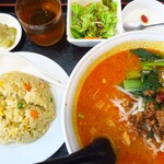 蘭 - 担々麺と炒飯