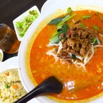 蘭 - 担々麺と炒飯