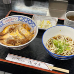 浅田屋 - かつ丼 + ミニうどん 冷☆