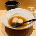 鮨 さいとう - 子持ち槍烏賊(ヤリイカ)みぞれ掛け