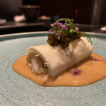 北海道焼肉 北うし - 毛蟹の春巻き