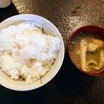 たそがれ - ご飯　みそ汁
