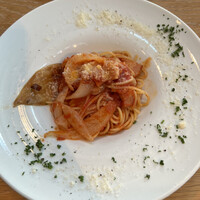 AWkitchen TOKYO 新丸ビル店 - 新玉ねぎとベーコンのアマトリチャーナ