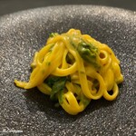 カーサ・デル・チーボ - 生海胆と青さのタリアテッレ