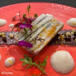 カーサ・デル・チーボ - 八戸産の活の穴子のテリーナ