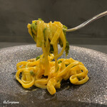 カーサ・デル・チーボ - サフランを練り込んだタリアテッレ