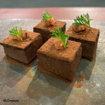 カーサ・デル・チーボ - 銀の鴨 レバームースのパヴェ仕立