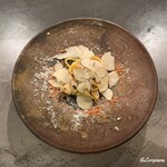 カーサ・デル・チーボ - サマートリュフとシャモロックのラグーのキタッラ