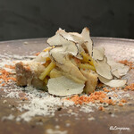 カーサ・デル・チーボ - サマートリュフとシャモロックのラグーのキタッラ