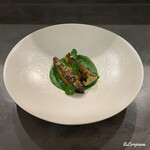 カーサ・デル・チーボ - 蝦夷あわびと筍のグラティナート