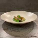 カーサ・デル・チーボ - 蝦夷あわびと筍のグラティナート