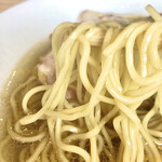 らぁ麺 おかむら - 会津地鶏ラーメン｢塩｣ 細麺