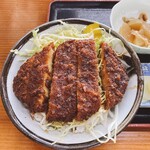 十萬石 - ソースカツ丼セット972円税込のソースカツ丼。