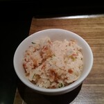 葉隠 - 季節のご飯（桜エビの炊き込みご飯）