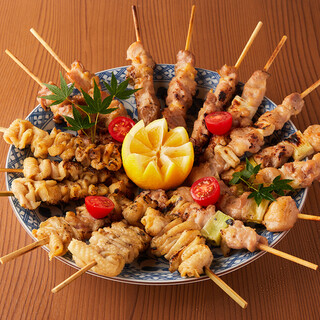 Each skewer is carefully handmade and carefully grilled by a skilled pasteur!