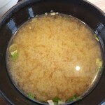 吉野家 - お湯割り味噌汁(泣)