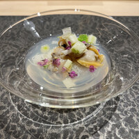 すし昇 - 特大あさりと揖保乃糸のいいやつ