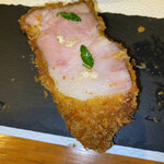 大阪とんかつ - 味変で楽しみました