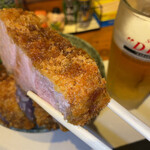 大阪とんかつ - 厚み（≧∇≦）
