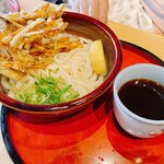 Sanukino Aji Shiogamaya - かき揚げぶっかけうどん（600円）_2022年5月