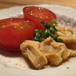 とり茶太郎 - アイコトマト胸筋、三杯酢