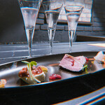 フルーティー日本酒とペアリング サケシケン - 