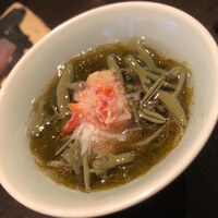 並木橋なかむら - ずわい蟹と順菜ともずく酢