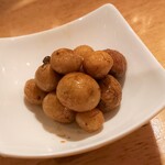 Hanashinobu - 小芋の山椒炒「新ジャガ」