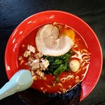 壱角家 - 赤家系ラーメン