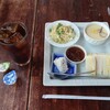 Dainingu Kafe Maki - アイスコーヒー（モーニングサービス付き）400円
                （サンドモーニング）