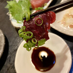 鯨屋 - お刺身3点盛り合わせ@980円(税抜)
