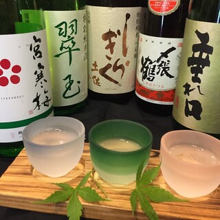 精选四季不同的日本酒。无限畅饮是《朝日的超级干燥》