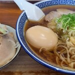 Chuukasoba Konno - 中華そば(濃味・細麺)+味卵とニグめし1,200円
