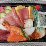 Kachidoki Sushidai - 特製 海鮮ちらし　２４８４円　(2022/04)