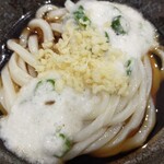 Hanamaru Udon - とろ玉ぶっかけうどん、アップ