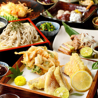 A variety of courses starting from 2,500 yen