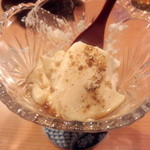 日本料理 たかむら - 豆腐のデザート、ふんわり触感!!