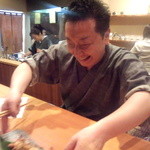 日本料理 たかむら - 笑顔が素敵な方です。