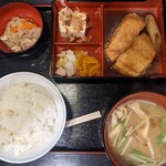 Sugi yoshi - 白身魚の揚煮定食