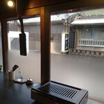 京都焼肉 enen - 2階の奥から先斗町