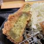 とんかつ 栄ちゃん - さつまいもフライやったね。