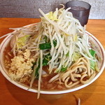豚星。 - 小ラーメン（野菜・ニンニク少し￥650）3/1/2013春秋用非乳化型スープ
