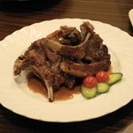 モンゴル料理ウランバートル - 2013.2 シャルスン・ハビルガ（1個600円）ラム肉のスペアリブ焼き