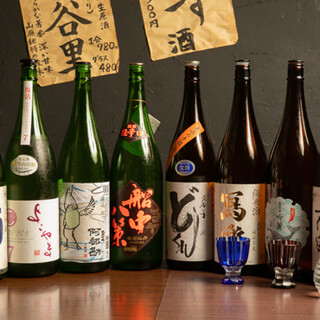 多彩なドリンク♪季節のおすすめをご用意した日本酒をどうぞ